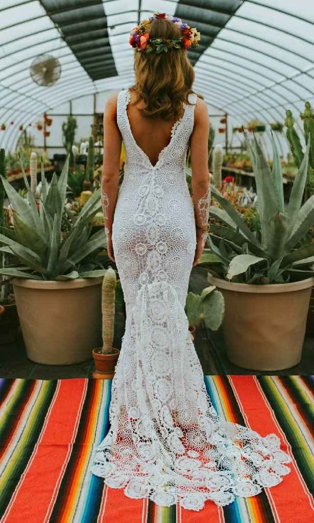 Inspiração - Vestido de crochê 👰🏻💐 - 1