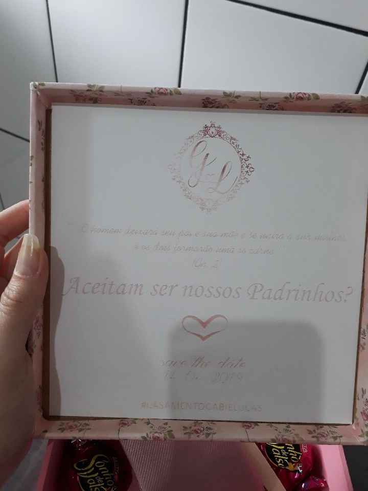 Convites padrinhos, pajens e daminha 😍 - 3