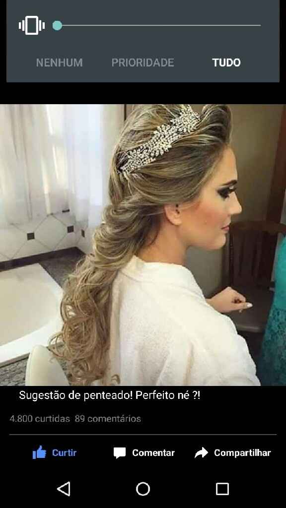 Me ajudem, noivinhas! penteado preso, semi-preso ou solto? - 1