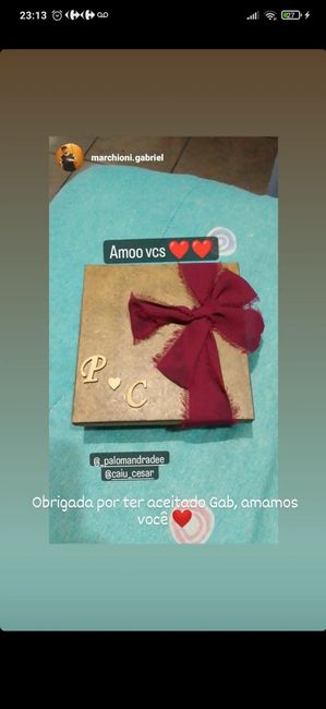 Caixa de Padrinhos e Madrinhas 4