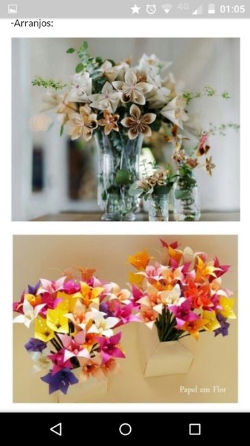 Decoração de papel - 1