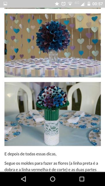 Decoração de papel - 2