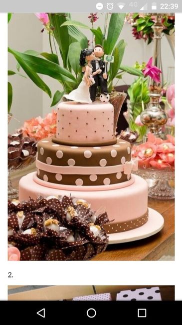 O bolo do casamento - 1