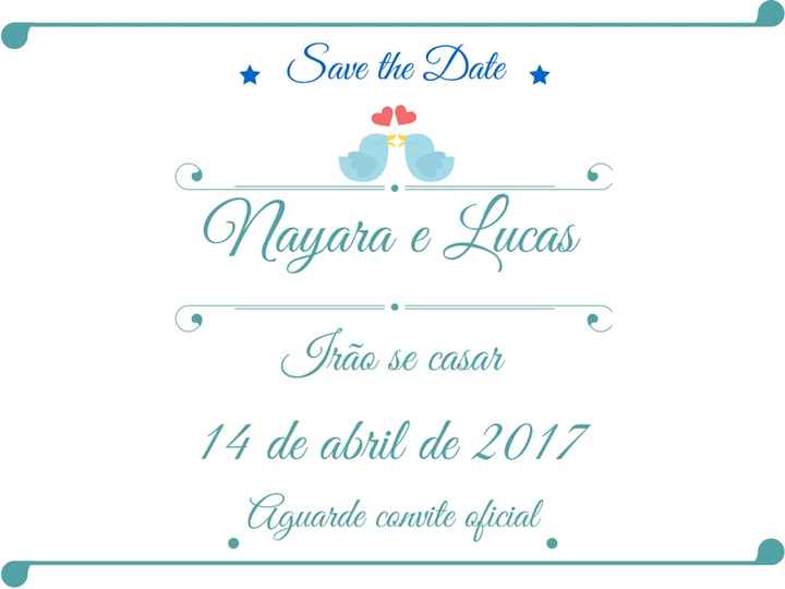 Save the date