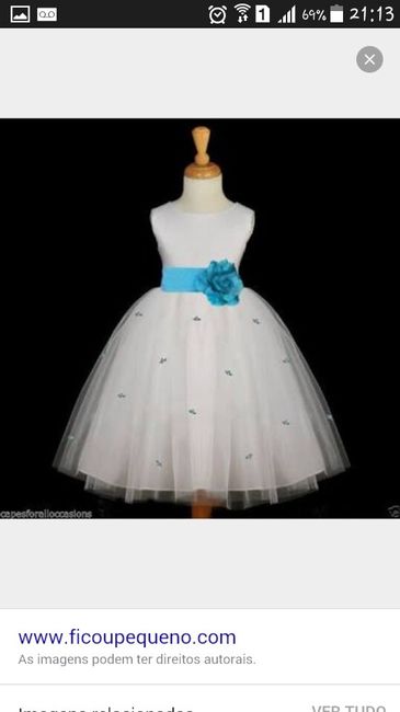Vestido das daminhas - 1