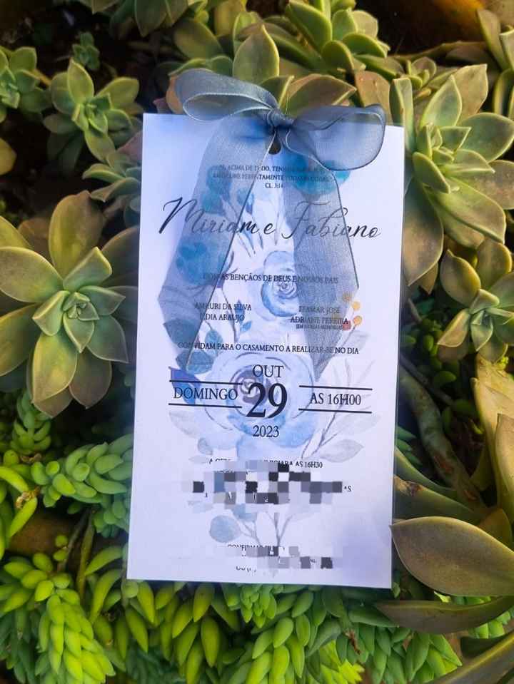Convite de casamento - 1