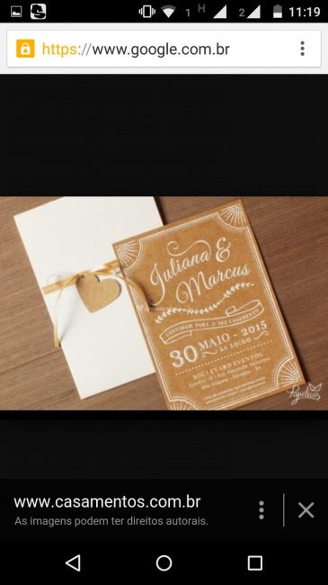 Convites personalizados