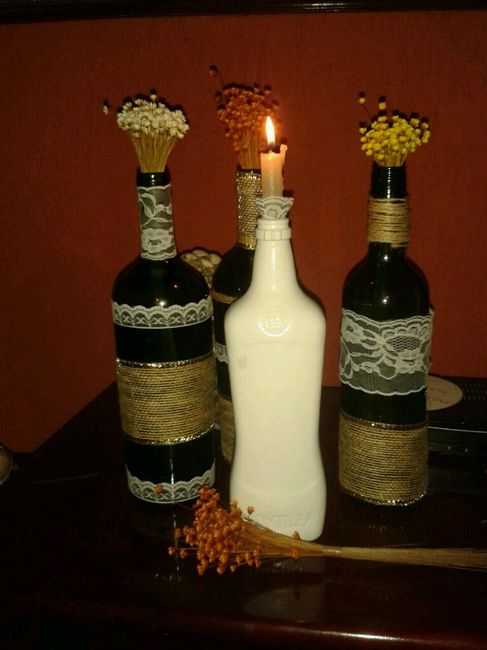 Garrafas para decoração - 1