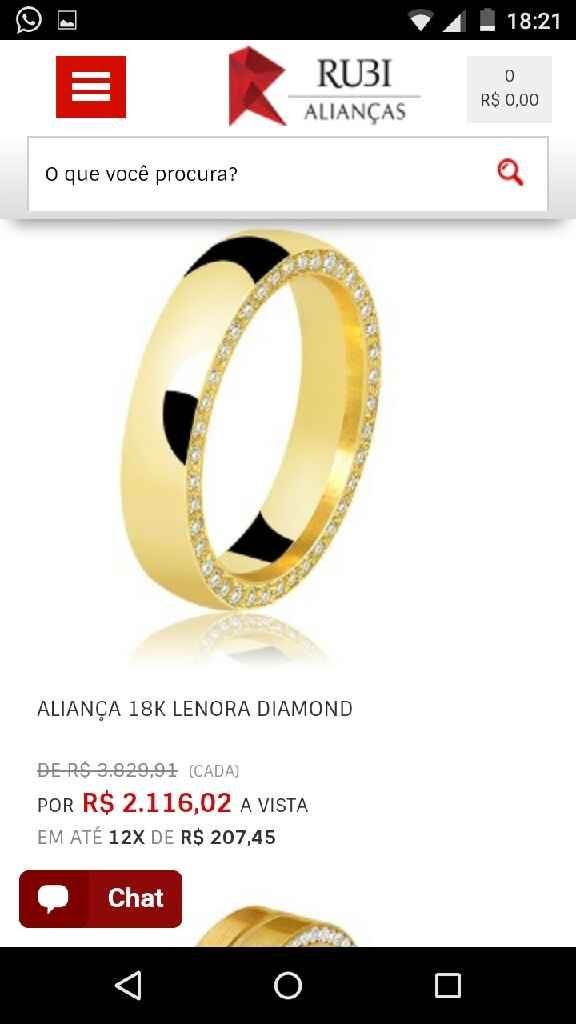 Alianças, onde comprar? - 1