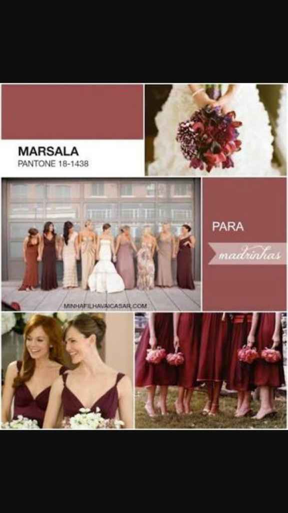 Casamento marsala - 1