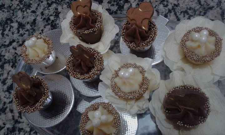 Copinhos de chocolate