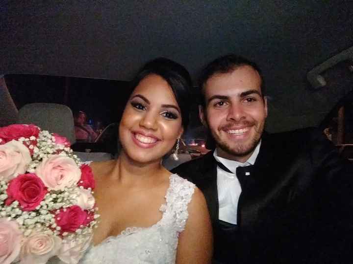 Primeira selfie casados