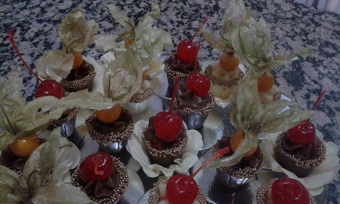 Copinhos de chocolate