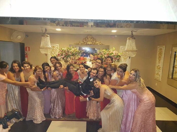 Descontração noivo