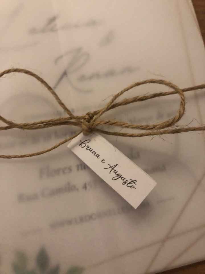 Meus convites de casamento chegaram! - 1