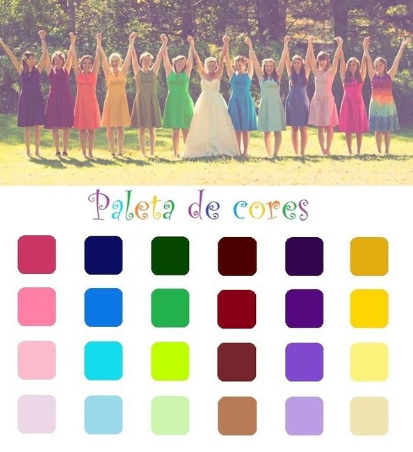 Paleta rainbow