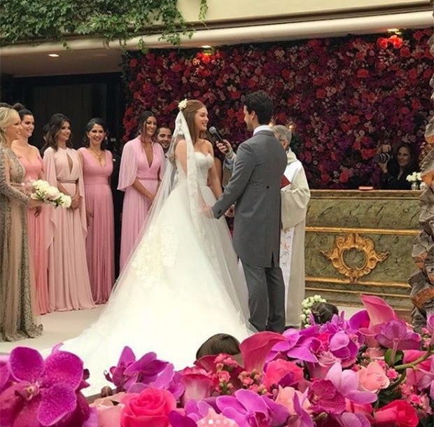 Amei o paredão de rosas, as cores