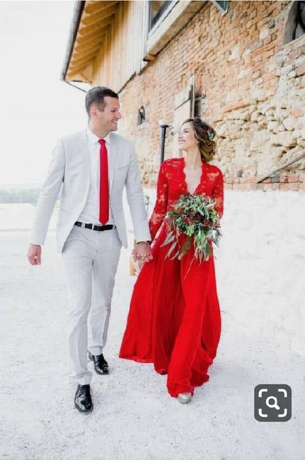 Vestido de noiva vermelho? 2