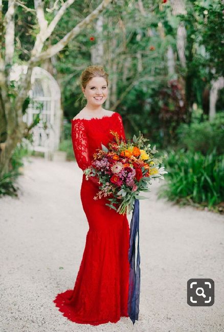 Vestido de noiva vermelho? 3