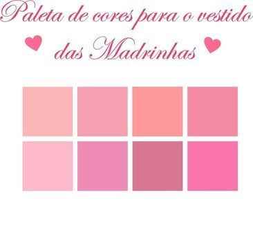 Paleta de cores Madrinhas