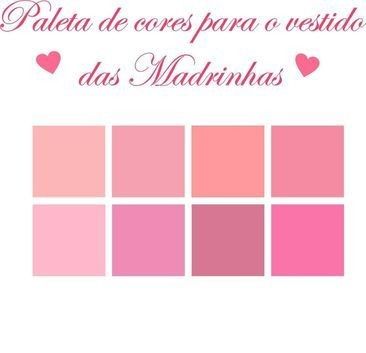 Paleta de cores Madrinhas