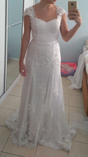 Meu vestido de noiva comprado no Enjoei chegou! - 1
