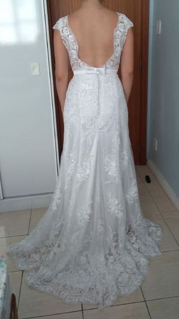 Meu vestido de noiva comprado no Enjoei chegou! - 2