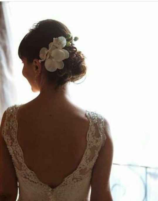 Flores naturais no penteado! - 2