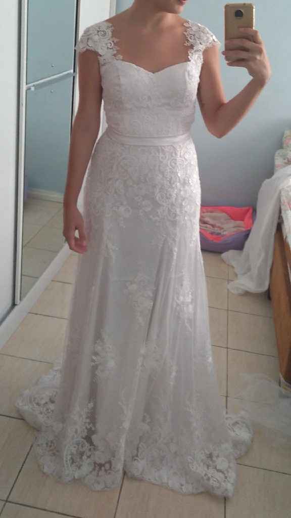 Meu vestido de noiva comprado no Enjoei chegou! - 1
