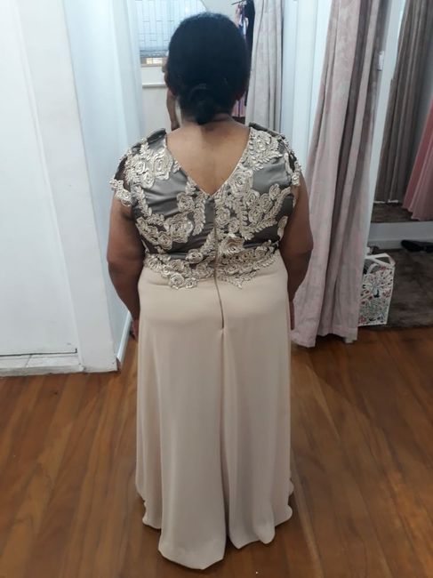Reajustes do vestido da minha irmã e da minha vovó 😍 - 2