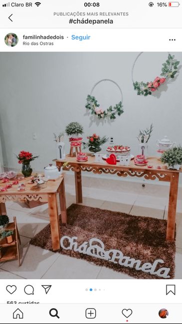 Noivinhas, mandem fotos da decoração chá de panela.#inspirações - 4