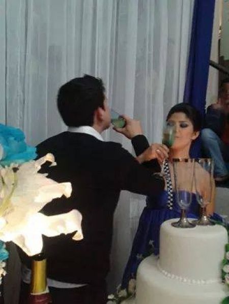 Um brinde aos noivos
