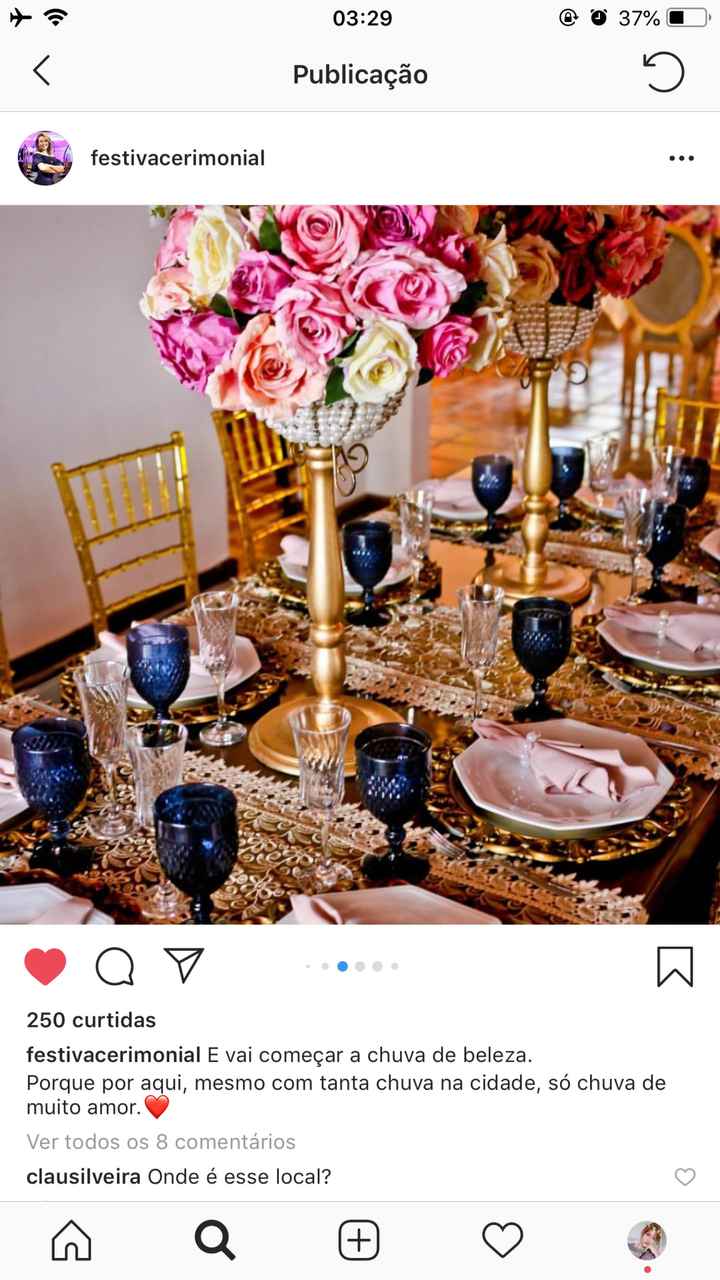 Qual ou quais cores vocês escolheram pro casamento ? - 1