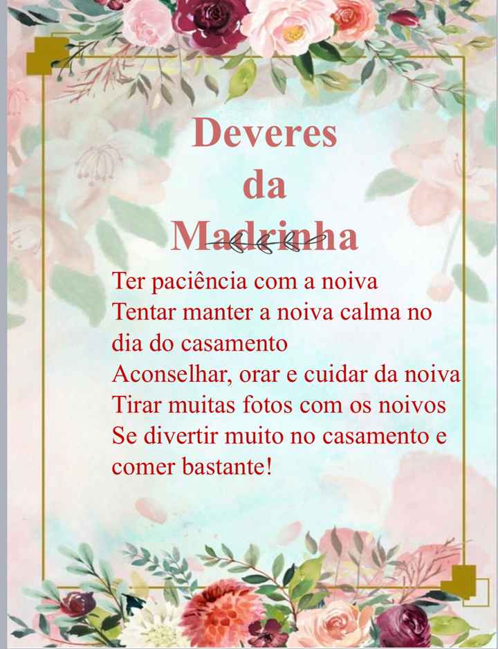Manual das madrinhas 😍😍 - 6