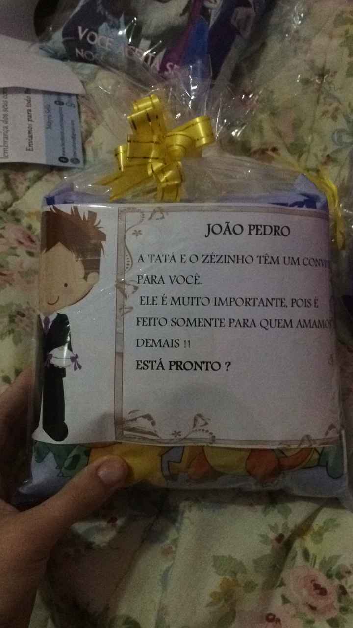 Presentinho para os pajens e daminhas - 1