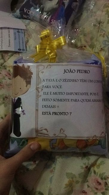 Presentinho para os pajens e daminhas - 1