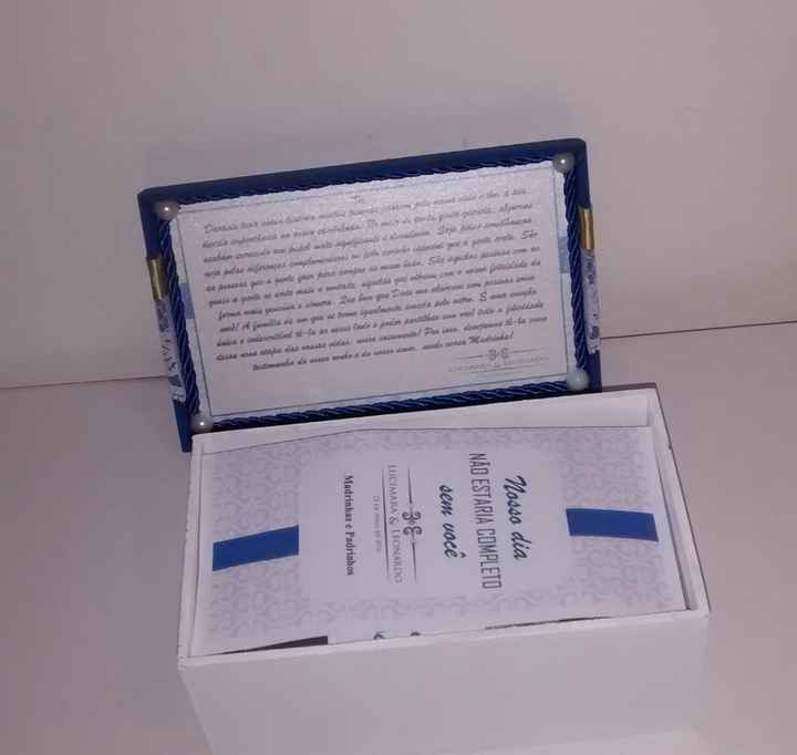 Caixa convite madrinhas solteiras