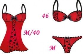 Numeração para convite do chá de lingerie