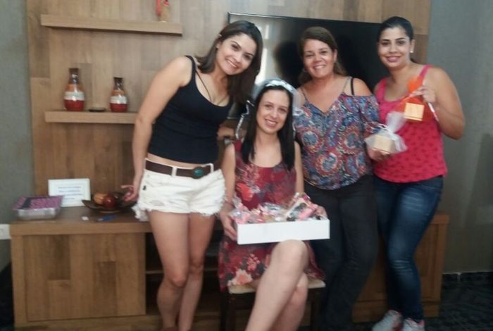 Ganhadoras da brincadeira Quem Conhece Melhor a Noiva