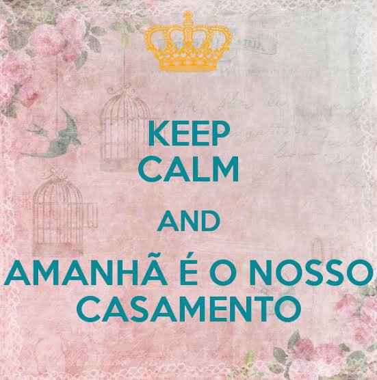 é  amanhã nosso grande dia - 1