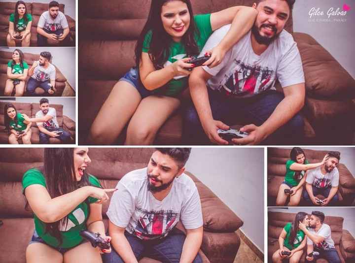 Melhor passatempo, e fotos preferidas do meu noivo 