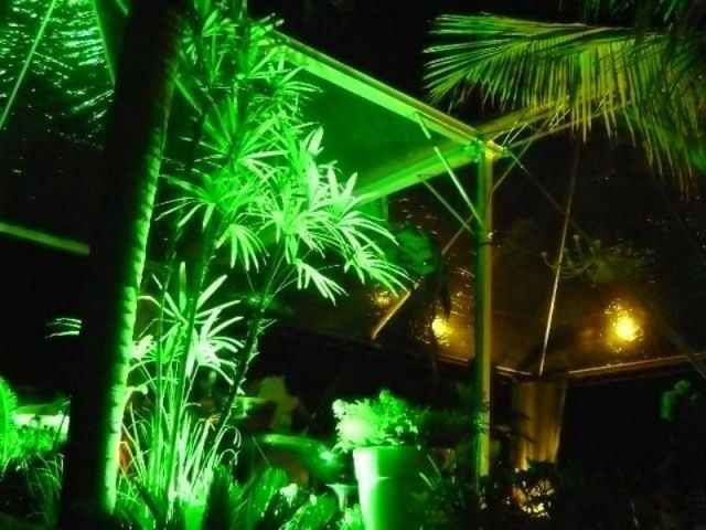 iluminação verde