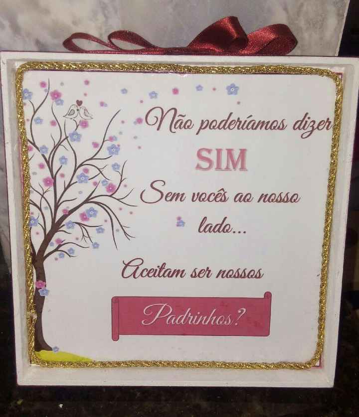 Convite e manual dos padrinhos prontissimos. - 2