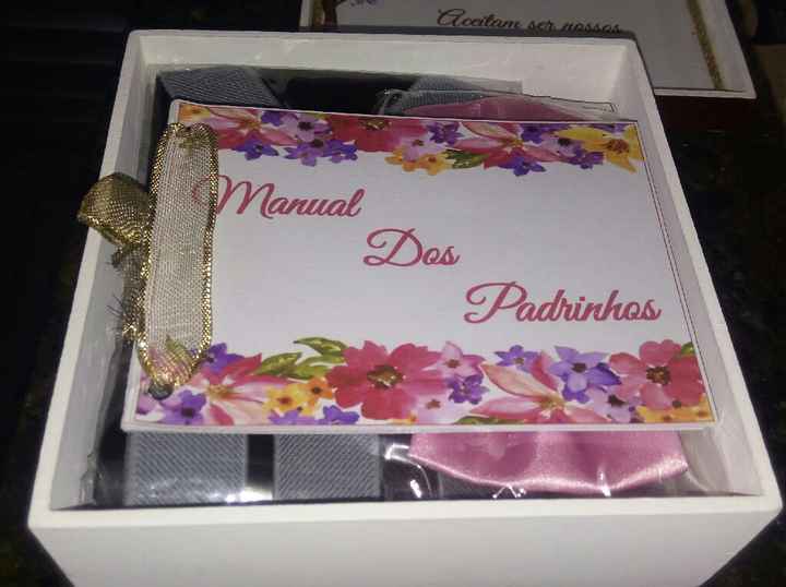 Convite e manual dos padrinhos prontissimos. - 3