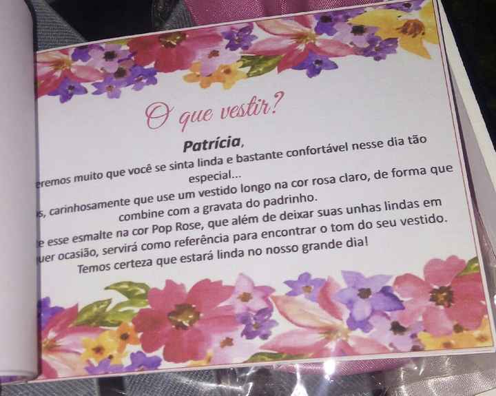 Convite e manual dos padrinhos prontissimos. - 8