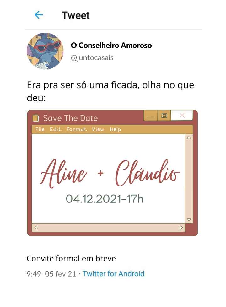 Save the Date Criativo! - 1