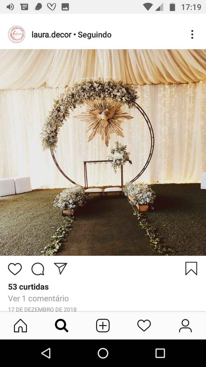 Inspiração para o altar!