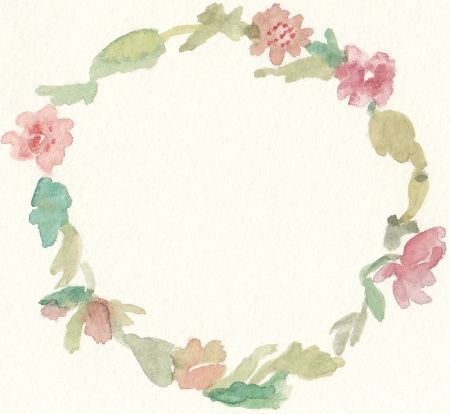 Arte em aquarela para criação de monograma