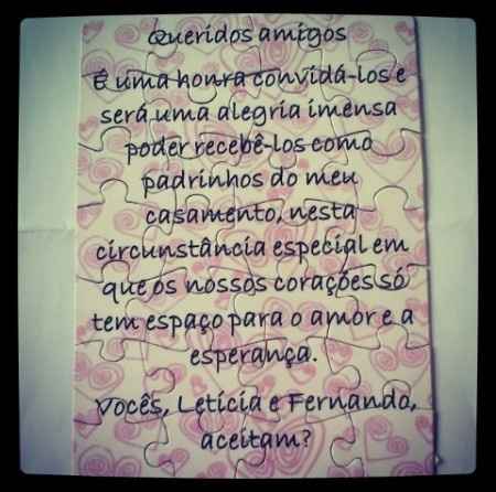 Convite de casamento diferente! - 1
