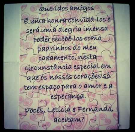Quebra-cabeças no seu casamento - 1